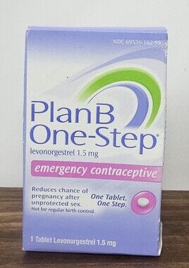 Plan B One-Step Emergency Contraceptive 1 Tablet 1.5mg - *EXP: 04/2026*